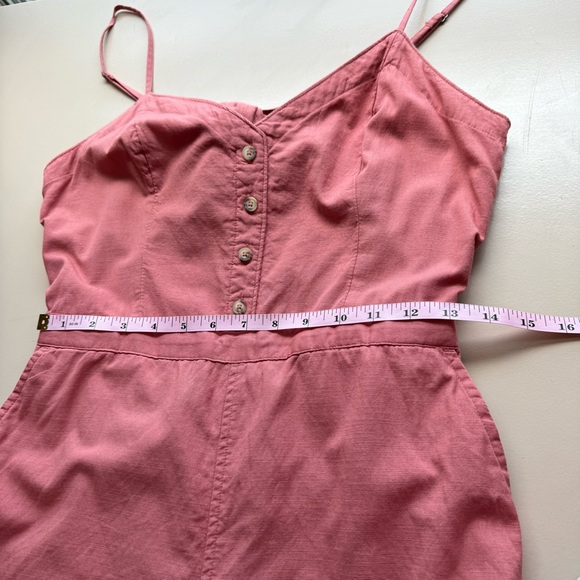 Abercrombie and Fitch Women’s Coral Shorts Romper Size M Cotton Jumpsuit - Picture 6 of 8